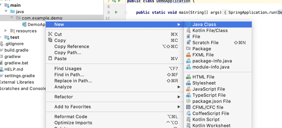 intellij hello step6
